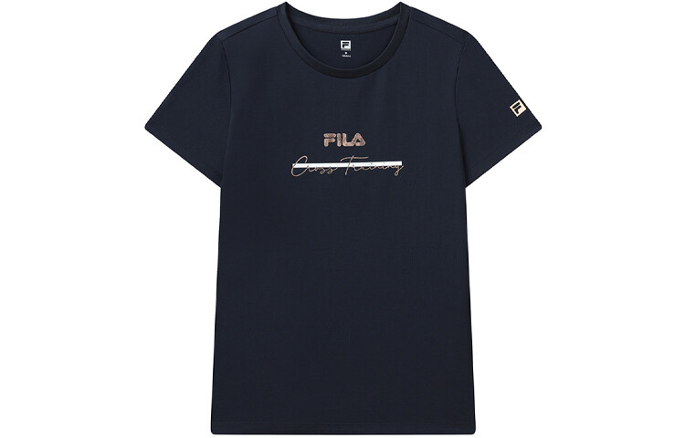 

Футболка женская легкая королевского синего цвета Fila