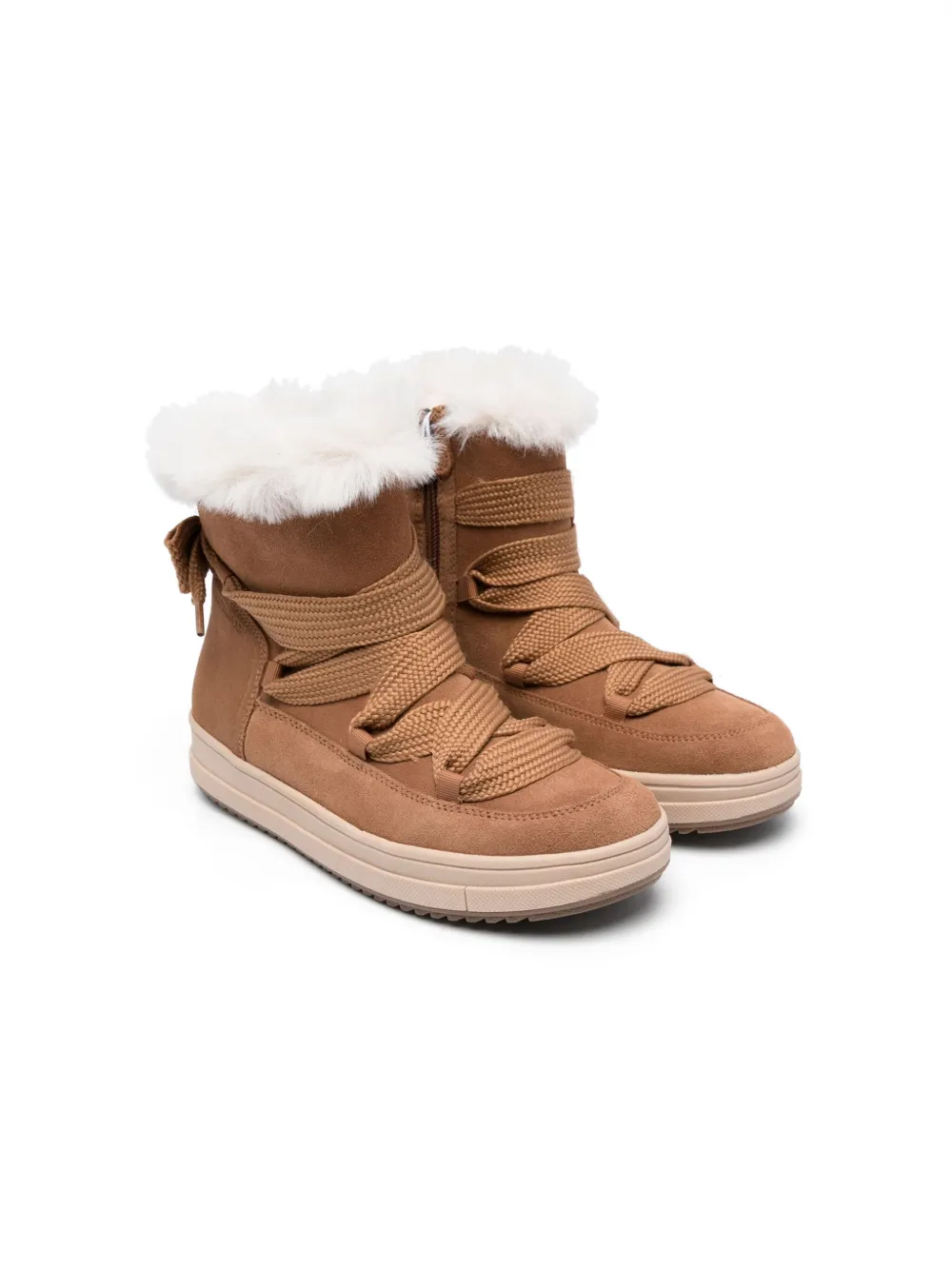 

Ботинки Rebecca Geox Kids, коричневый