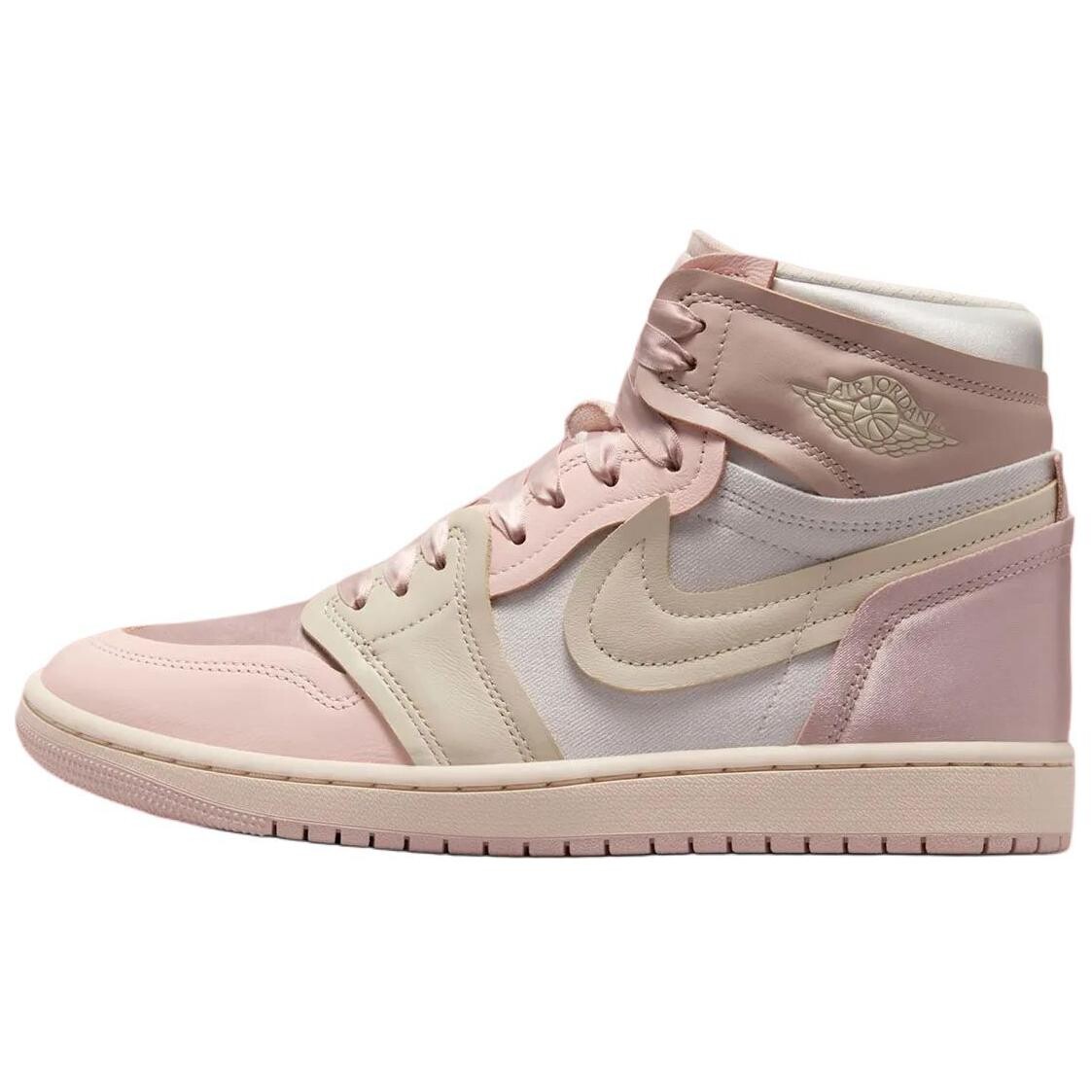 

Кроссовки Air Jordan 1 Vintage Basketball Shoes Women's High-top Pink, розовый