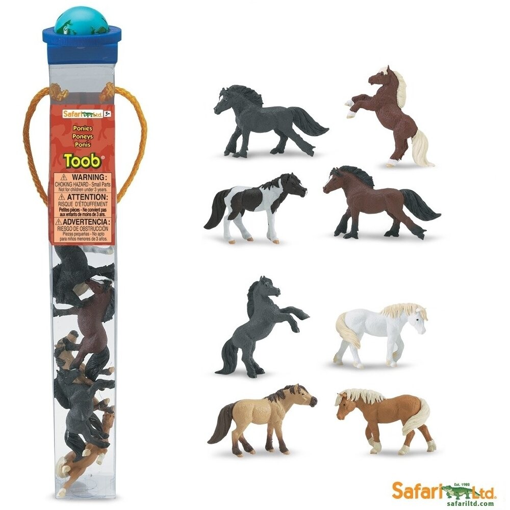 

Safari Ltd 681104 Маленькие пони 8 шт в тубусе