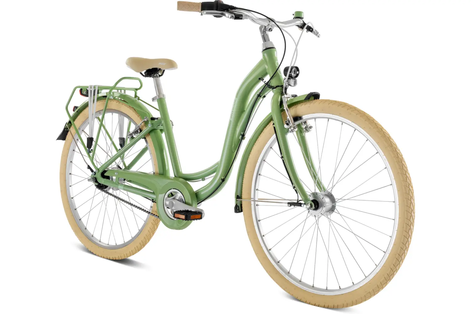 

Велосипед для подростков Puky Skyride 26-7 classic - 26 дюймов - tiefeinsteiger - 2026, grün | retro-green