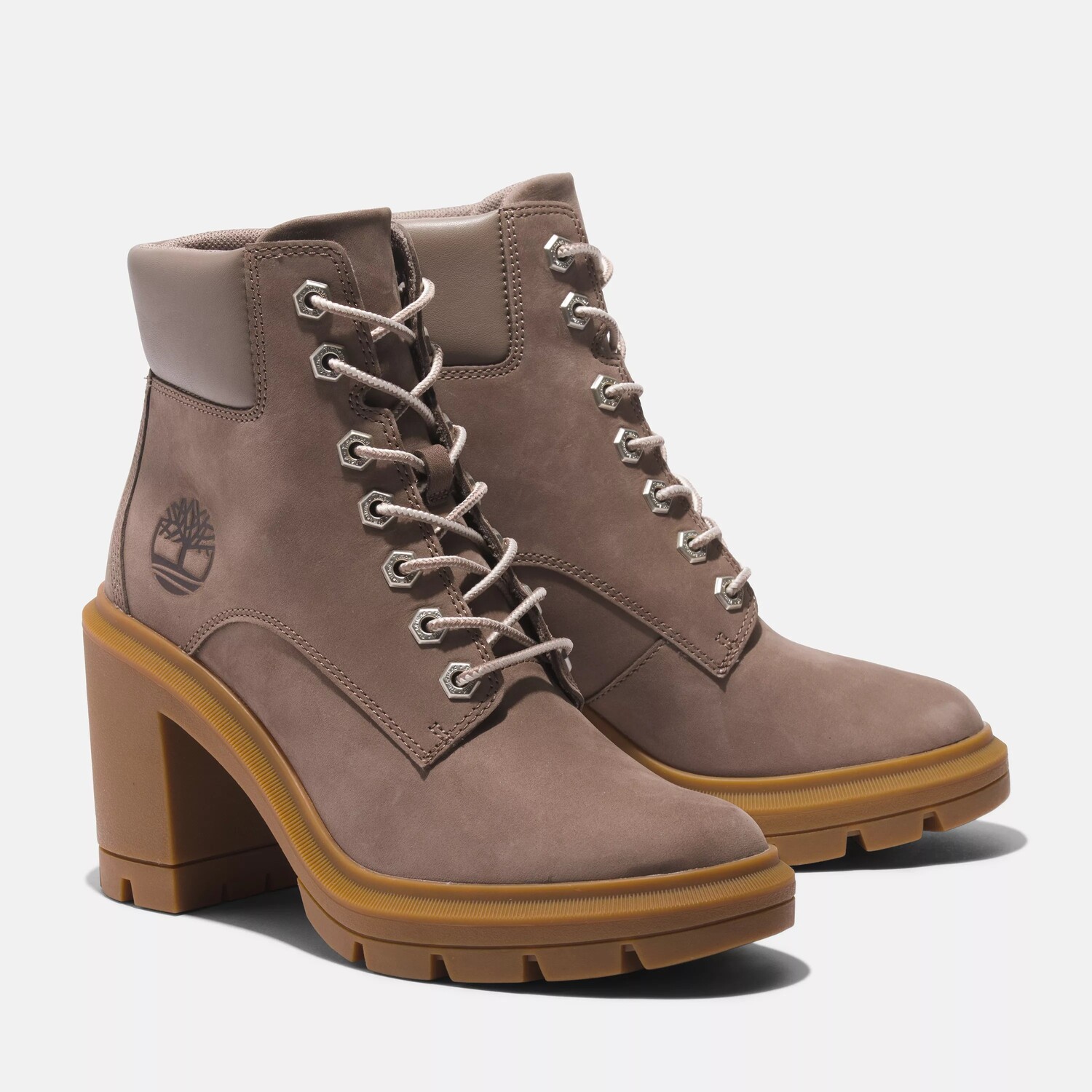 

Женские ботинки Allington Heights 6 дюймов Timberland, цвет Taupe Nubuck