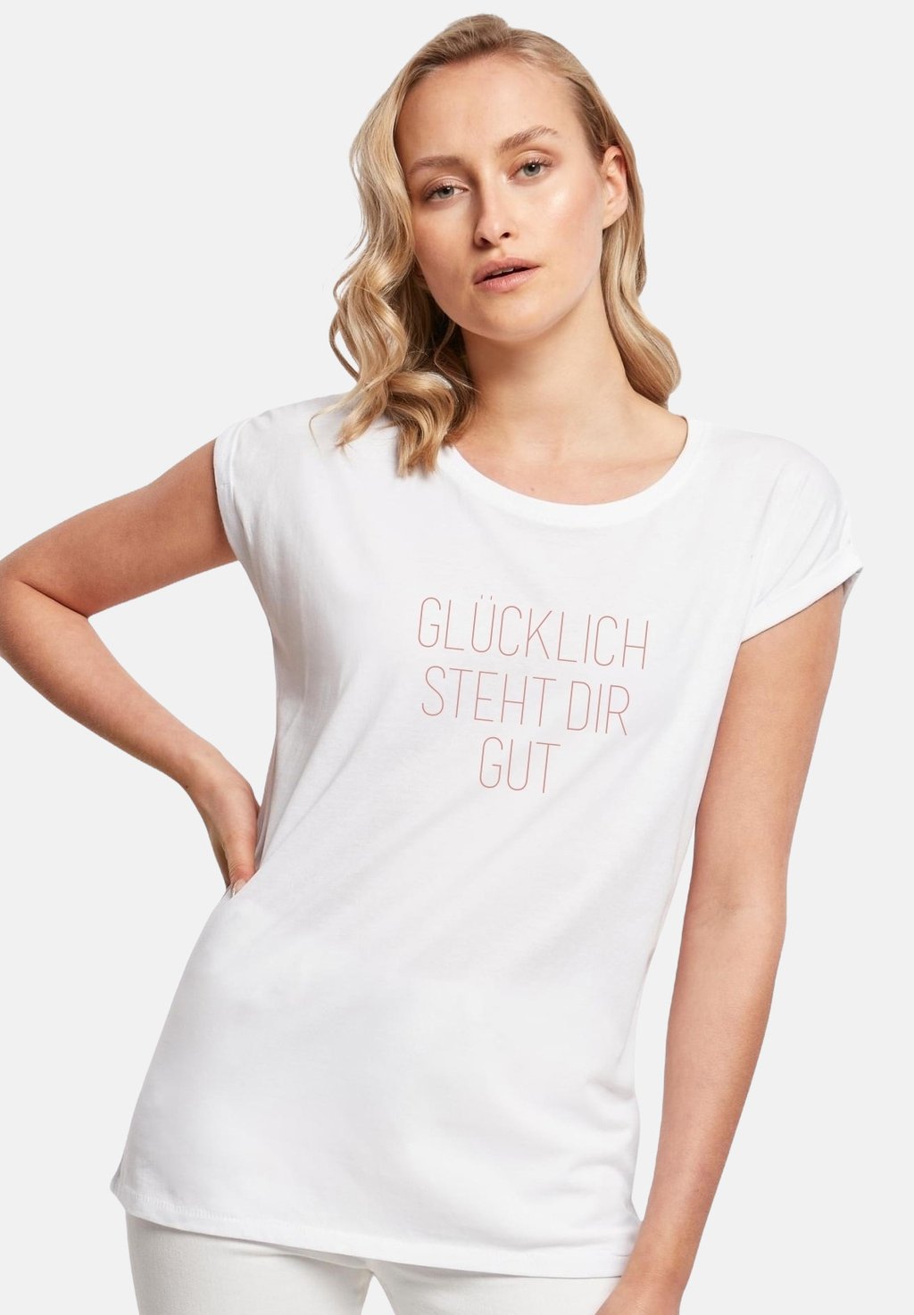 

Футболка с принтом CLASSIC ROLL UP GLÜGU Be Famous, белый