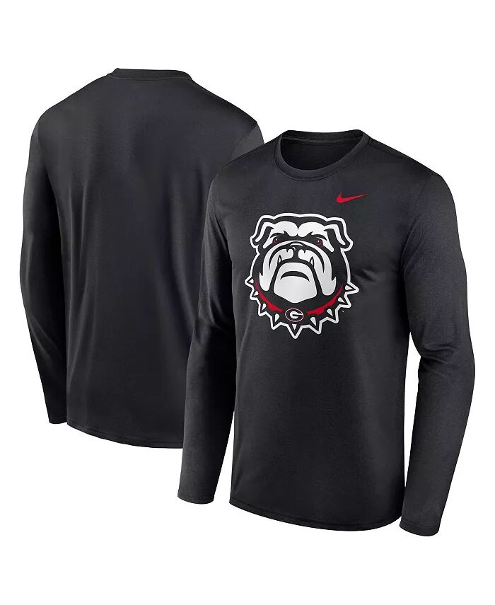 

Мужская черная футболка с длинным рукавом Georgia Bulldogs Primetime Alternate Logo Legend Nike