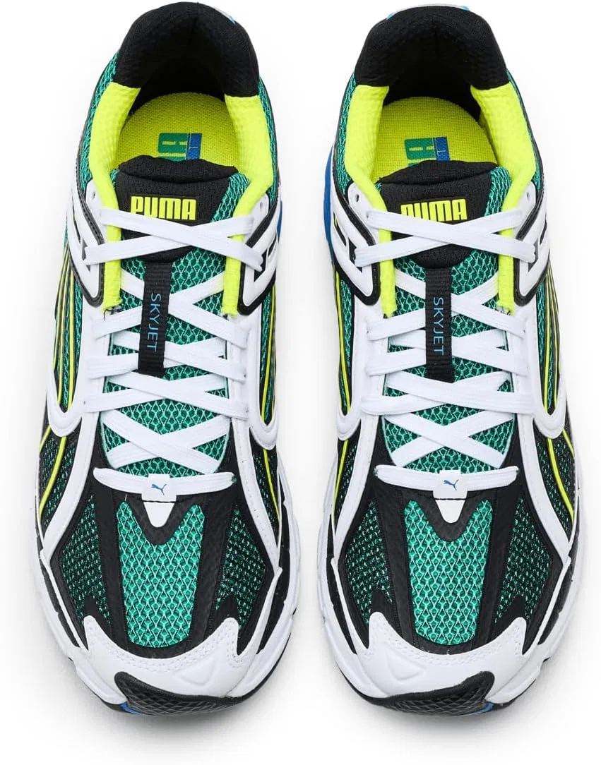Кроссовки мужские PUMA Skyjet, Vibrant Green/Puma White/Puma Black/Lemon Crush — фото 2