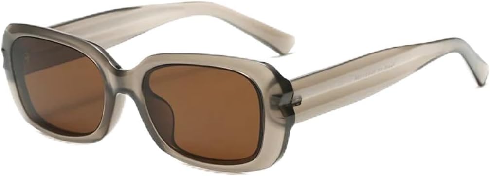 

Солнцезащитные очки с защитой UV400 | Маленькая оправа, линзы конфетного цвета | Для женщин и мужчин, для занятий спортом на открытом воздухе и путешествий DSVIGF, Tea