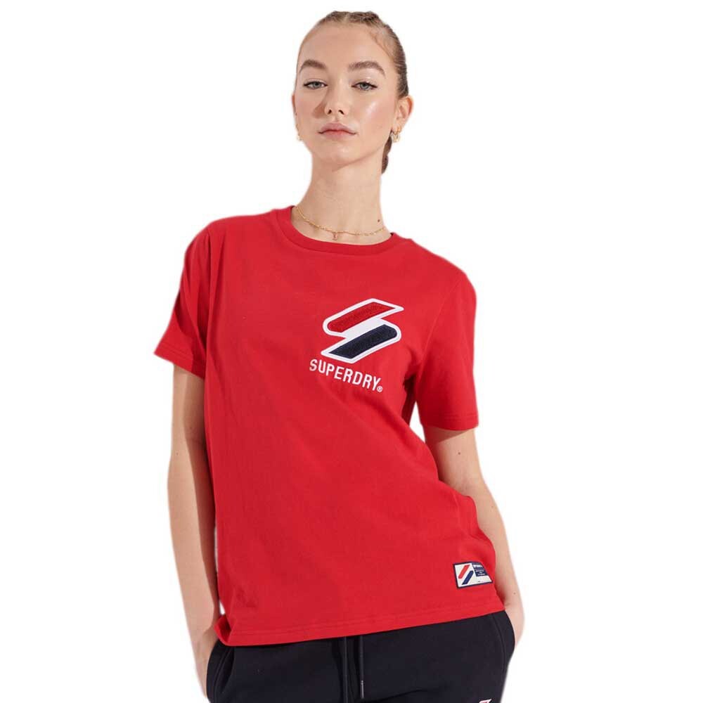 

Футболка Superdry Sportstyle Chenille, красный