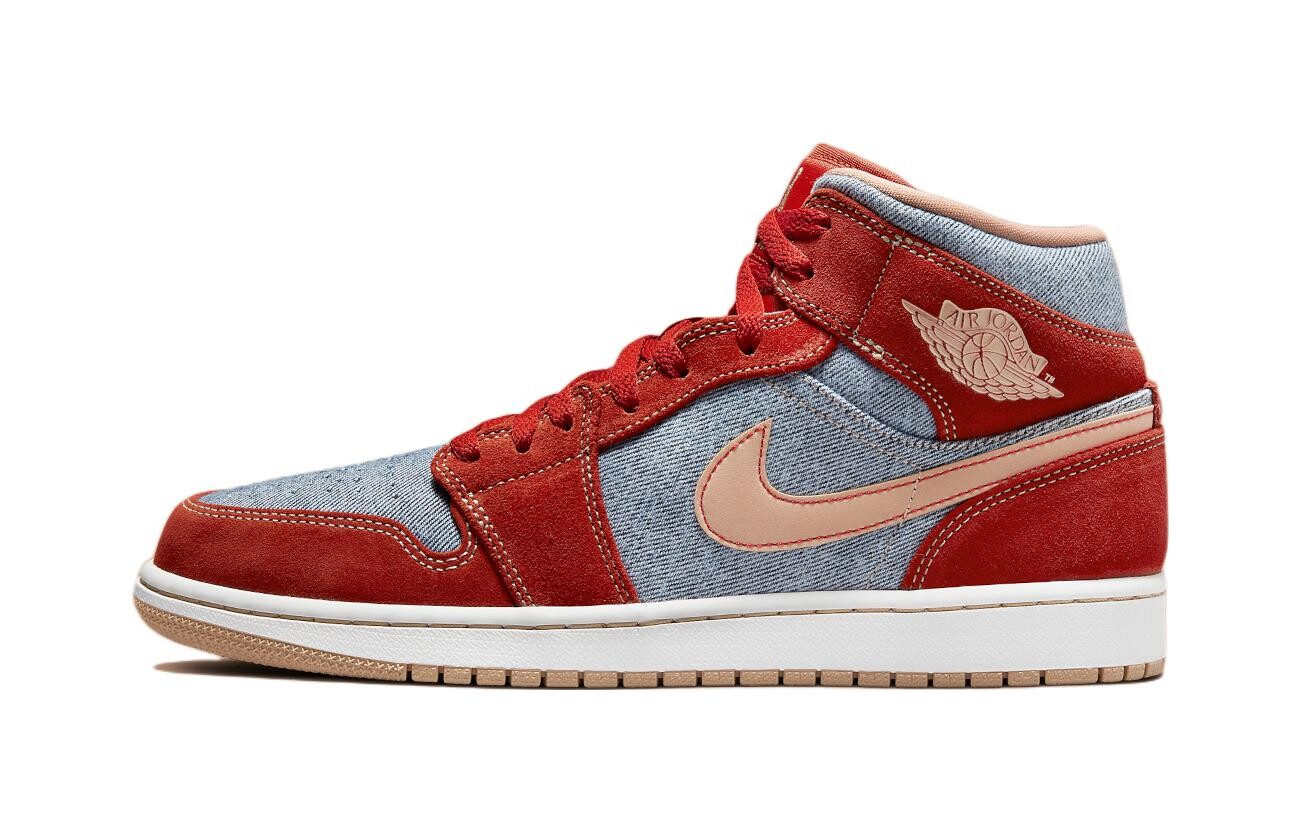 

Кроссовки Kids 1 Mid SE "Denim" Jordan