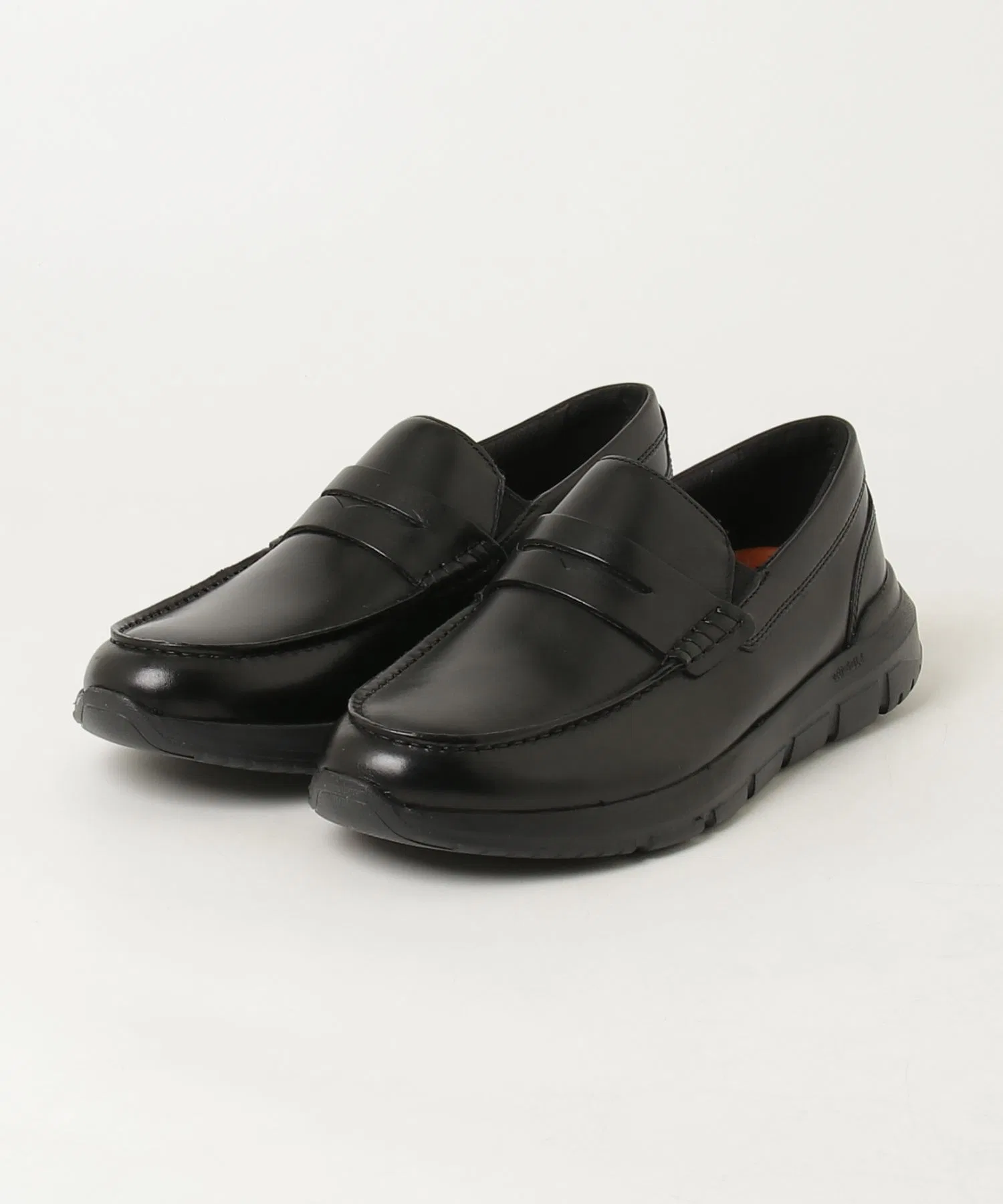 Мужские кожаные лоферы ROCKPORT JAYCE чёрные