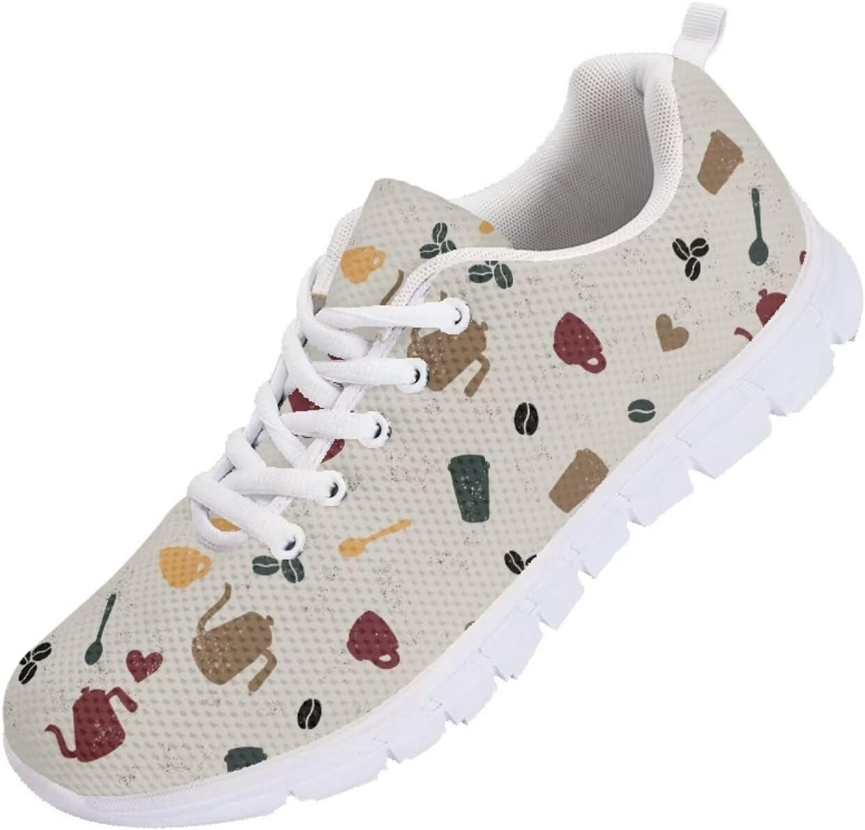 

Мужские кроссовки Funnydude Funny Print для бега, легкие осенние кроссовки, удобная обувь для спортзала, Cartoon Kitchenware