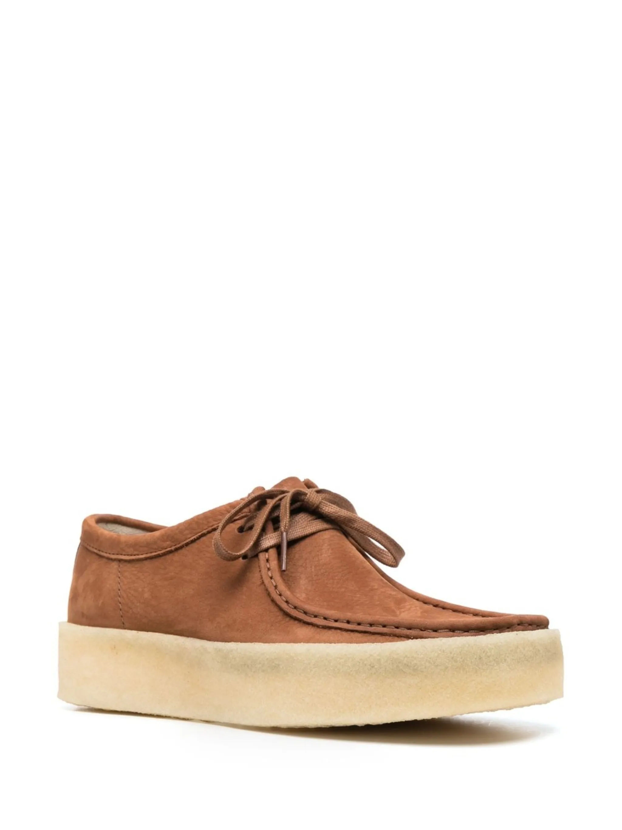Туфли Wallabee на шнуровке Clarks Originals, коричневый — фото 2