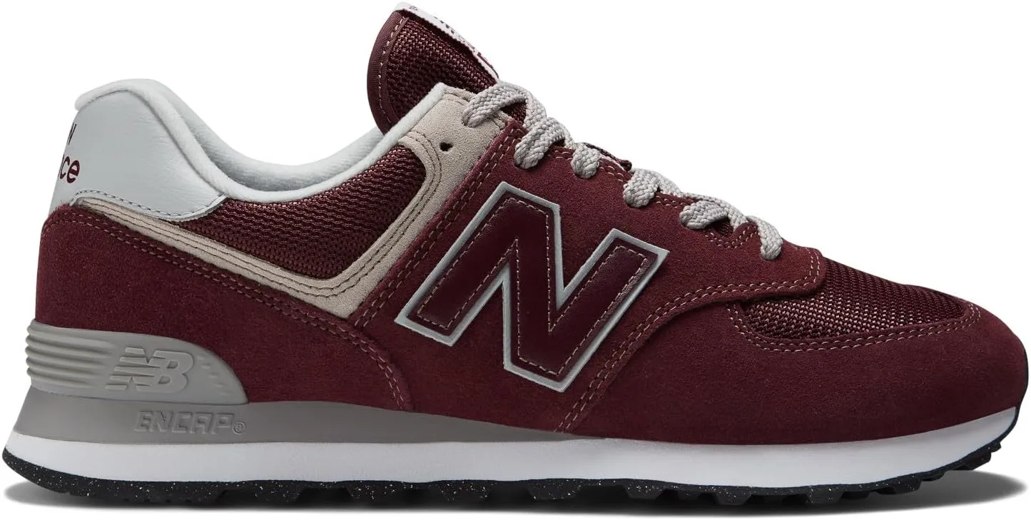 Кроссовки New Balance Herren 574, бордовый — фото 4