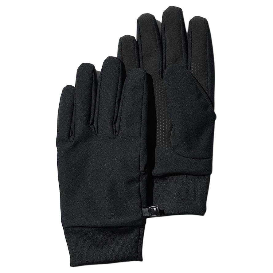 

UNIQLO Трикотажные перчатки из полиэстера унисекс разноцветные, Black