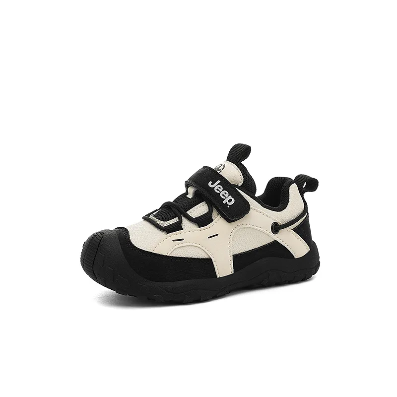 Детские повседневные кроссовки low top с противоскользящей и износостойкой подошвой Jeep, Antique Yellow/Obsidian Black[Thin Cotton] — фото 4