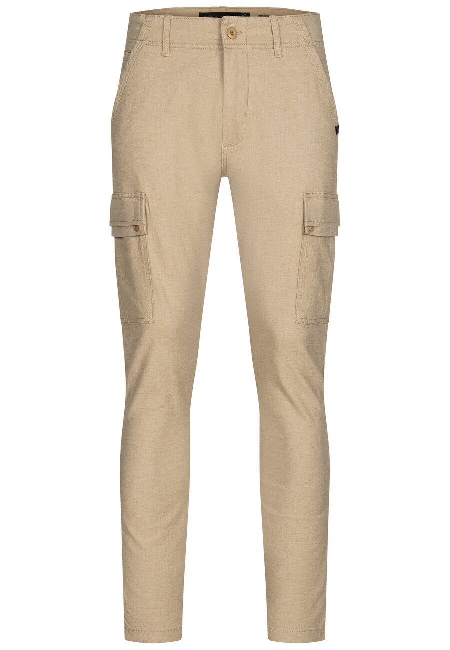 

Узкие брюки-карго INDICODE JEANS Safi, пятнистый бежевый