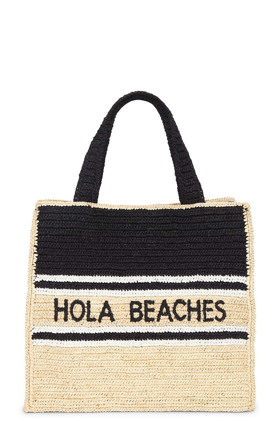 

Hola beaches сумка с коробчатой формой Btb Los Angeles, natural, black & white