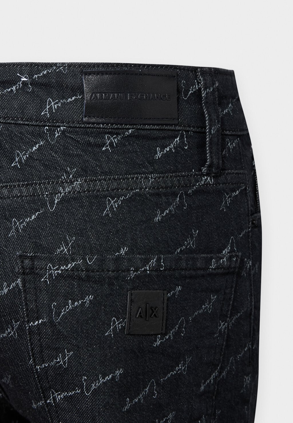 

Прямые джинсы TASCHE Armani Exchange, синий