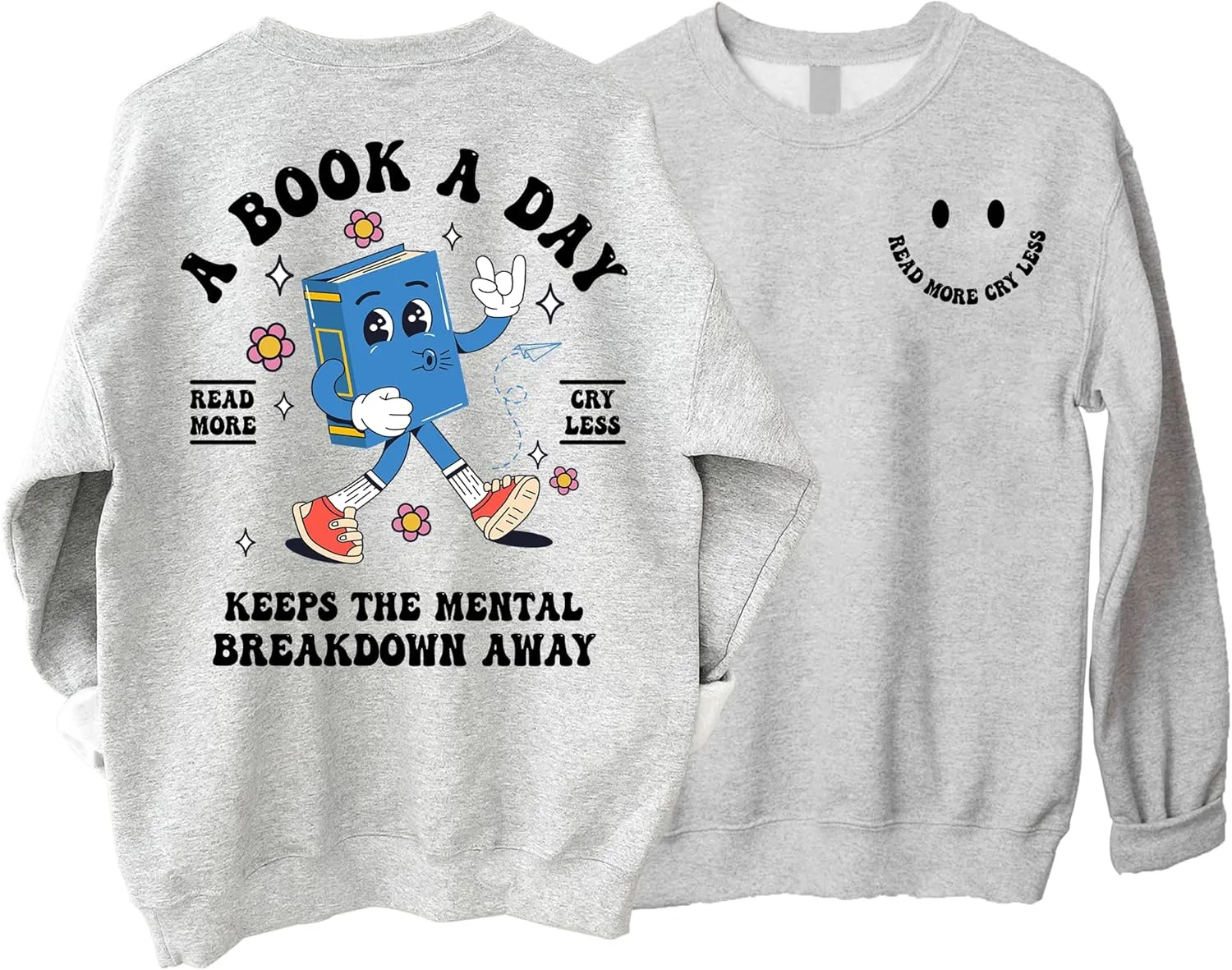 

Свитшут Book Club двусторонний, Book Lover OLEKMOON