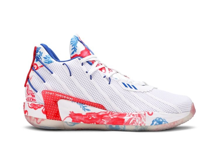 

Кроссовки Adidas Dame 7, белый