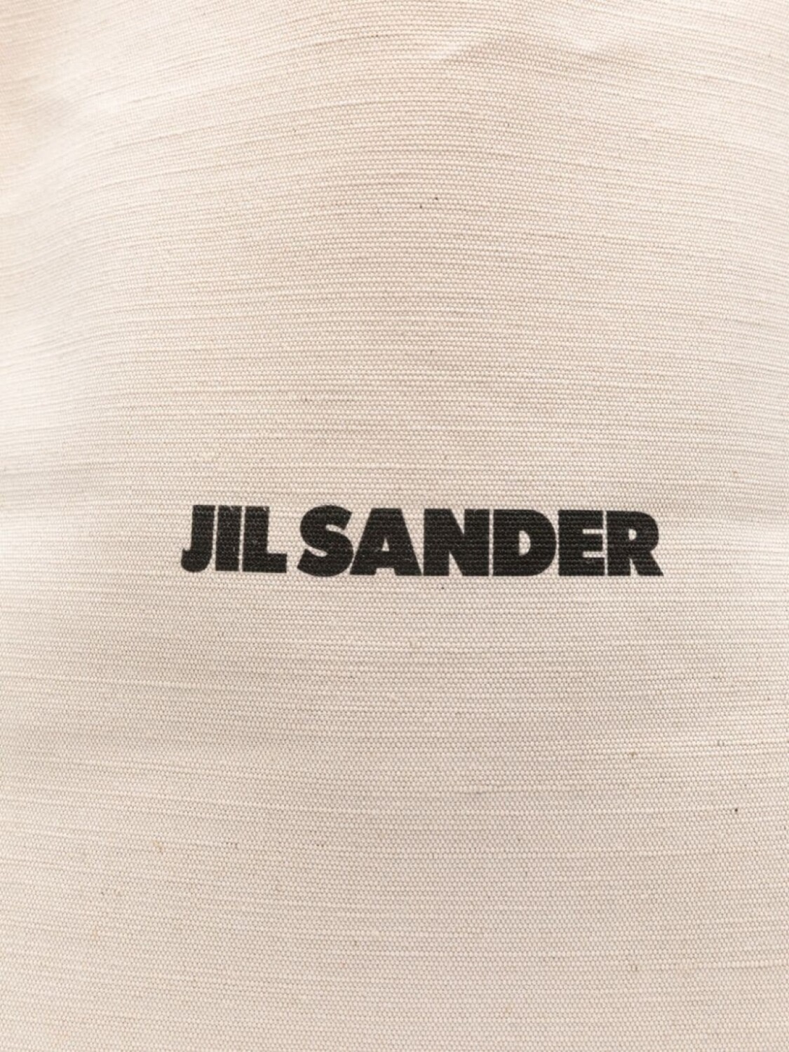 Jil Sander плоская сумка-тоут с вышитым логотипом, нейтральный цвет — фото 4