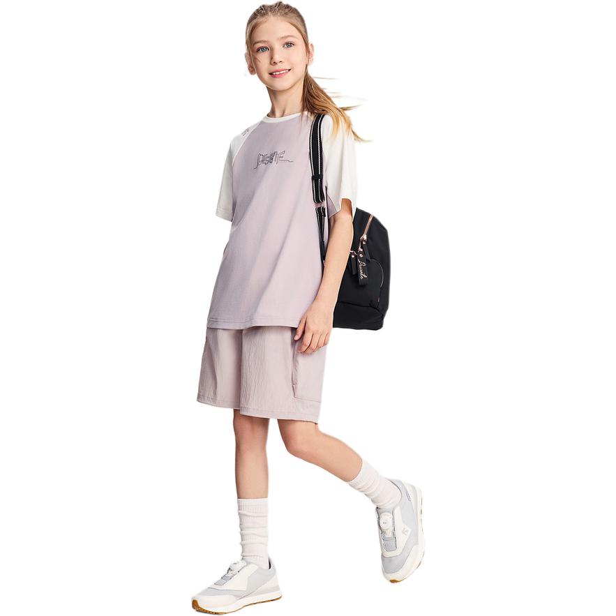 Детская футболка Quick Dry Movewear Kids DESCENTE, Cr-Egret — фото 4