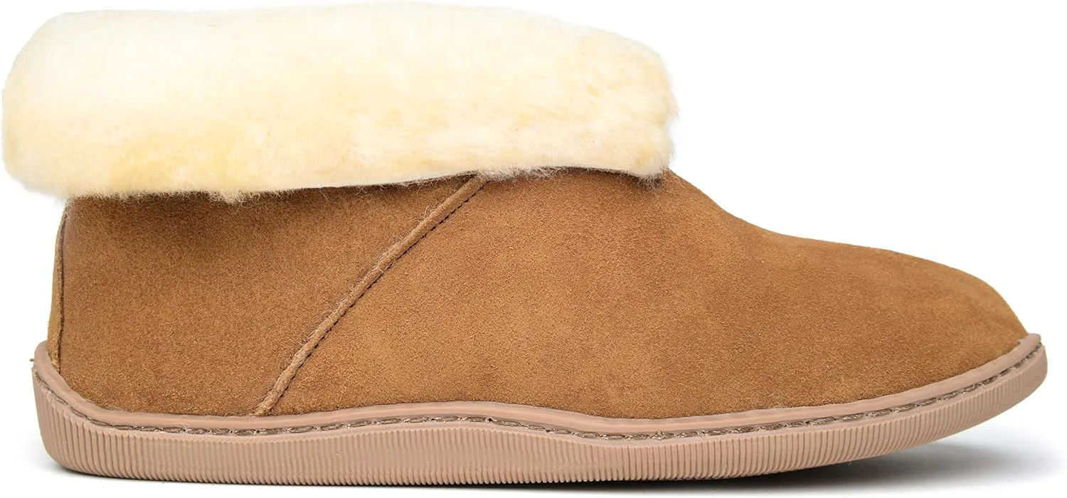 Мужские угги Minnetonka из овчины, золотой — фото 2