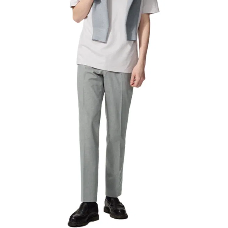 Брюки костюмные Unisex Smoke Gray Moderate UNIQLO