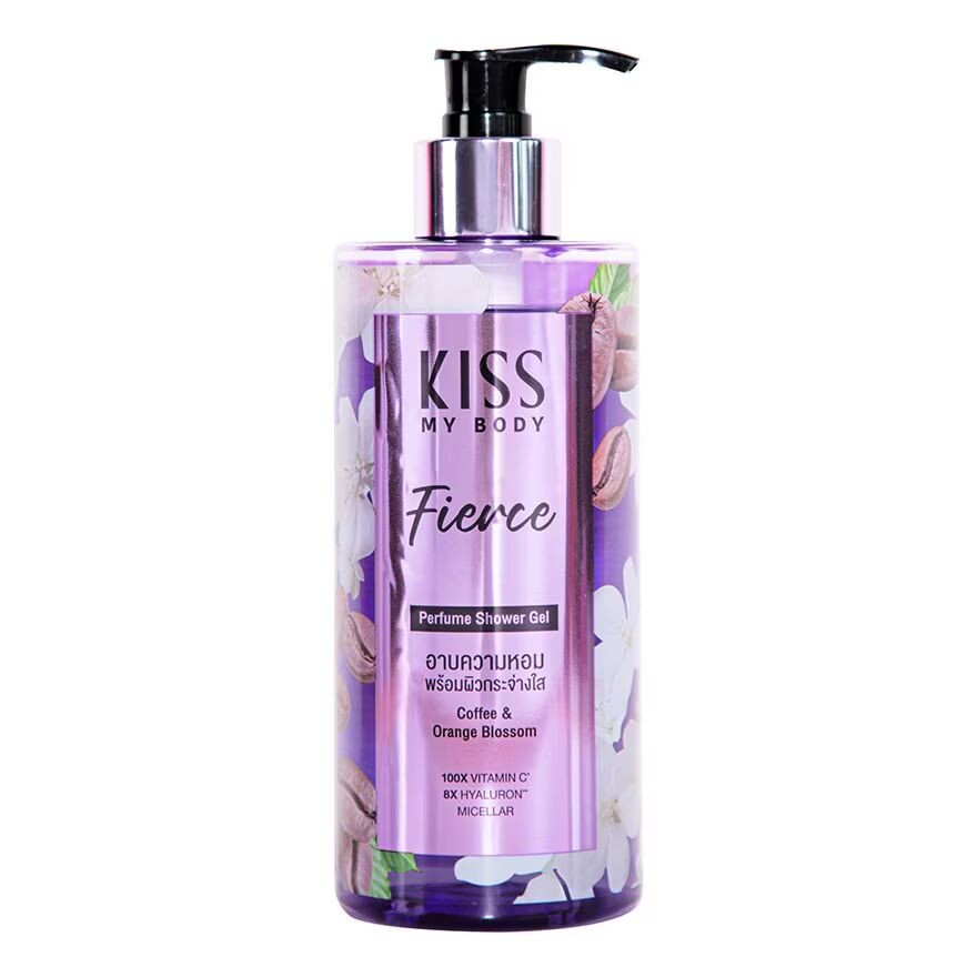 

Kiss My Body Парфюмированный гель для душа Fierce 380 мл, Purple