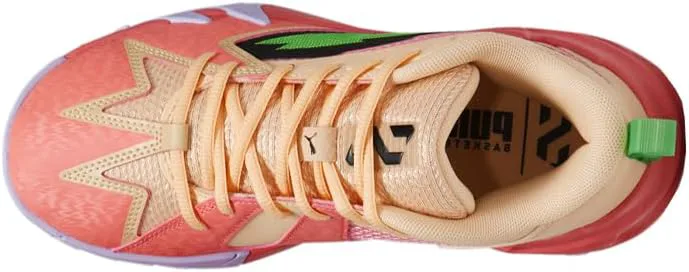 Детские кроссовки для девочек PUMA Kids Girls Scoot Zeros Jr для баскетбола и повседневной носки - розовые, розовый — фото 4