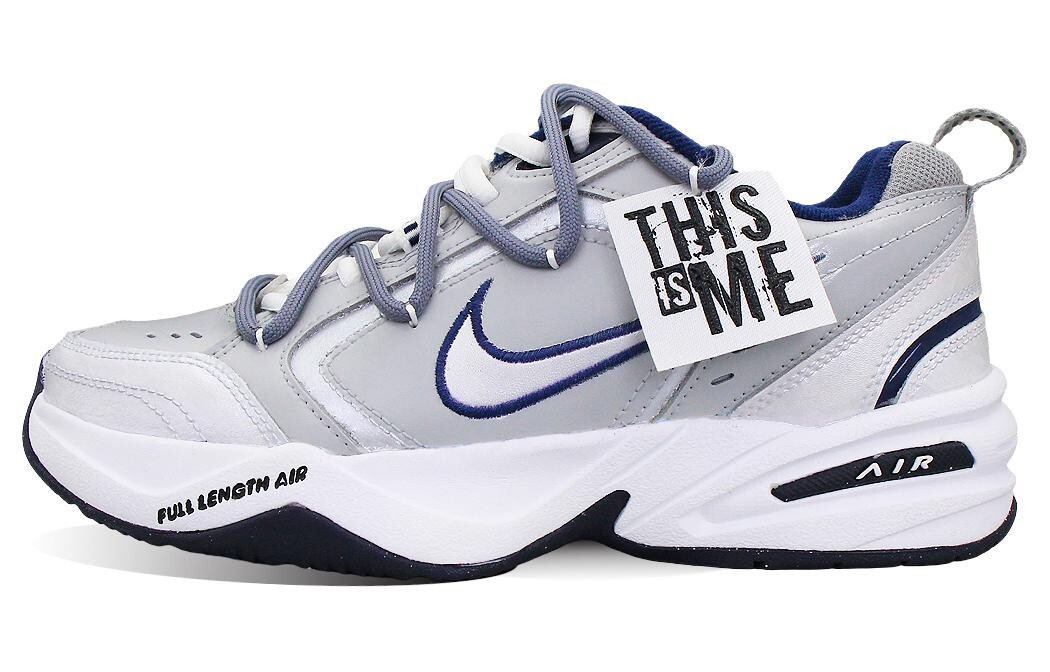 

Кроссовки Nike Air Monarch 4 Chunky Sneakers Unisex Low-top Gray/Silver, серебряный, Серый, Кроссовки Nike Air Monarch 4 Chunky Sneakers Unisex Low-top Gray/Silver, серебряный