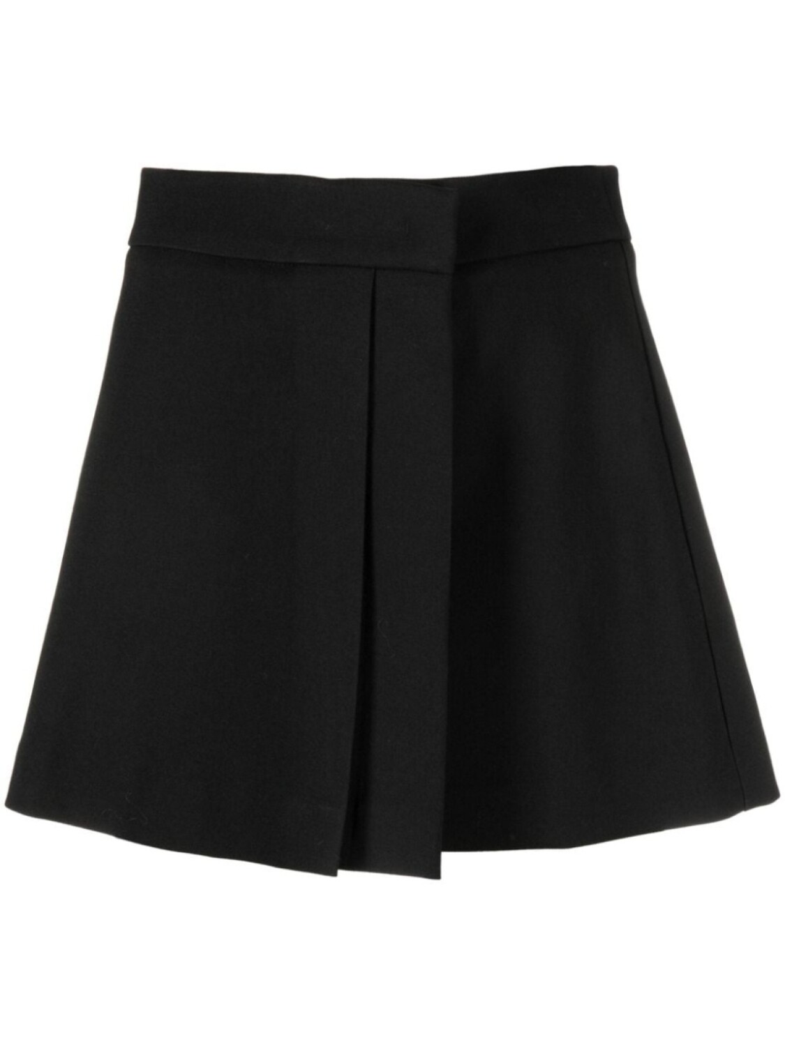 

Blumarine юбка с завышенной талией и складками, черный