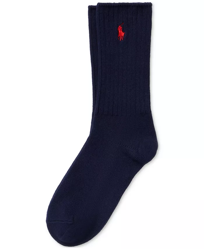 

Женские классические ребристые носки 79104 Polo Ralph Lauren, синий