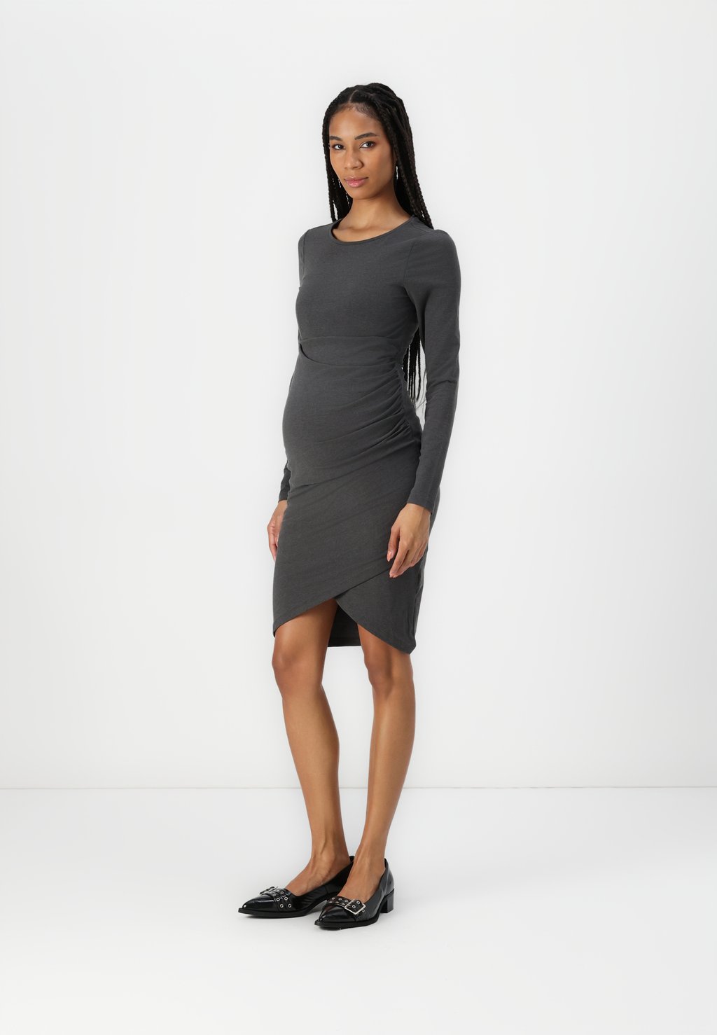 

Платье из джерси TULIPE BODYCON MINI DRESS Anna Field MAMA, серый