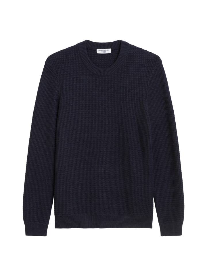 

Marc O'Polo DENIM Шерстяной свитер, свободно ниспадающий в синие глубины