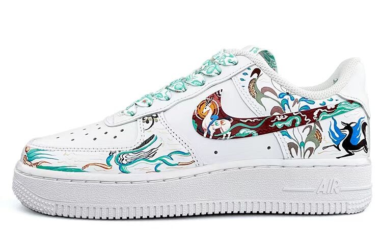 

Кроссовки Nike Air Force 1 Skateboard Shoes Men Low-Top White/Green