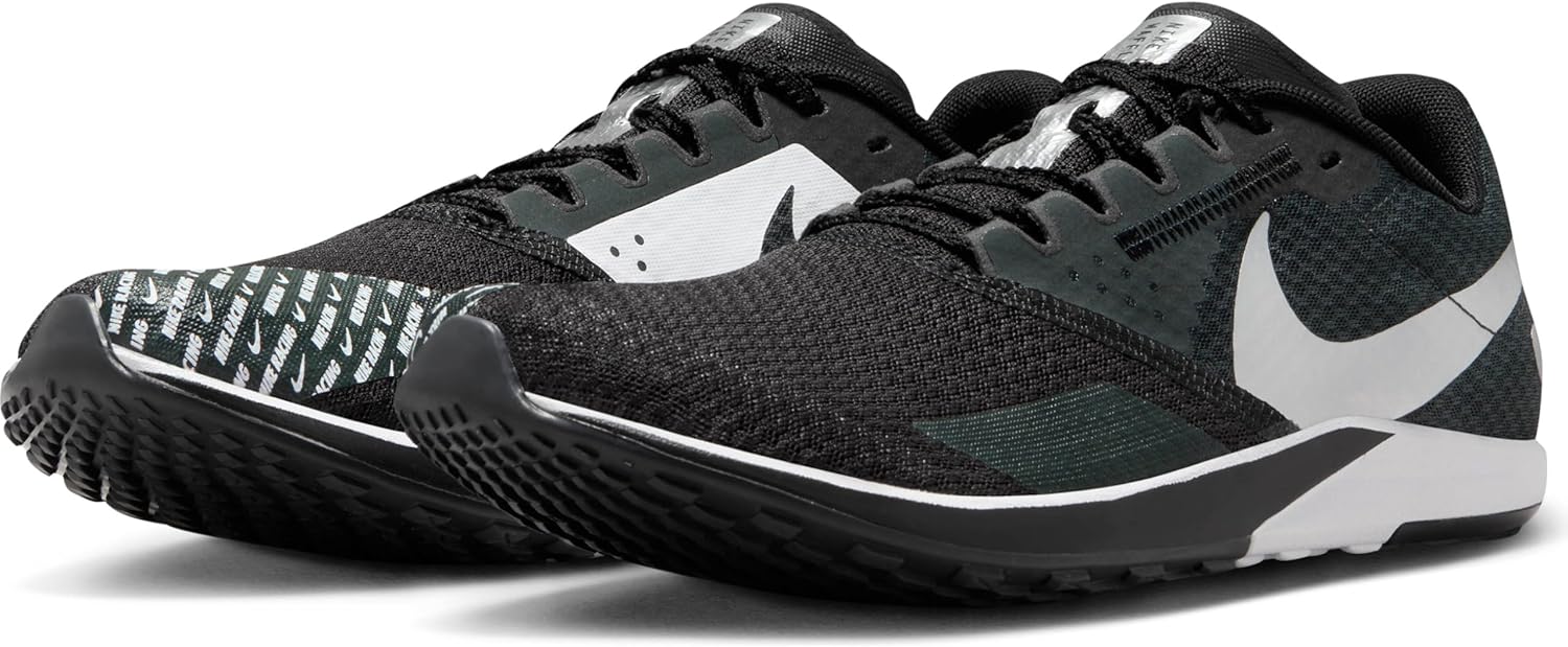 Беговые кроссовки Nike Rival Waffle 6 для шоссе и кросса (DX7998-100, белый/черный-чистый платиновый) — фото 2