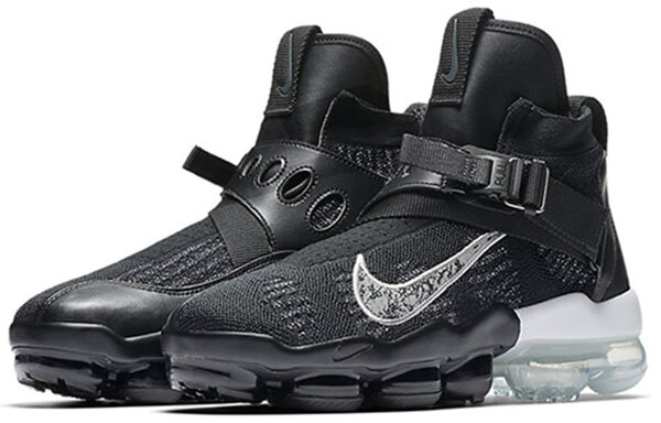 Кроссовки air vapormax premier flyknit Nike, черный — фото 3
