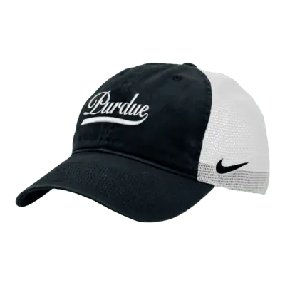 

Бейсболка Nike Purdue Heritage86 College Trucker Hat, черный