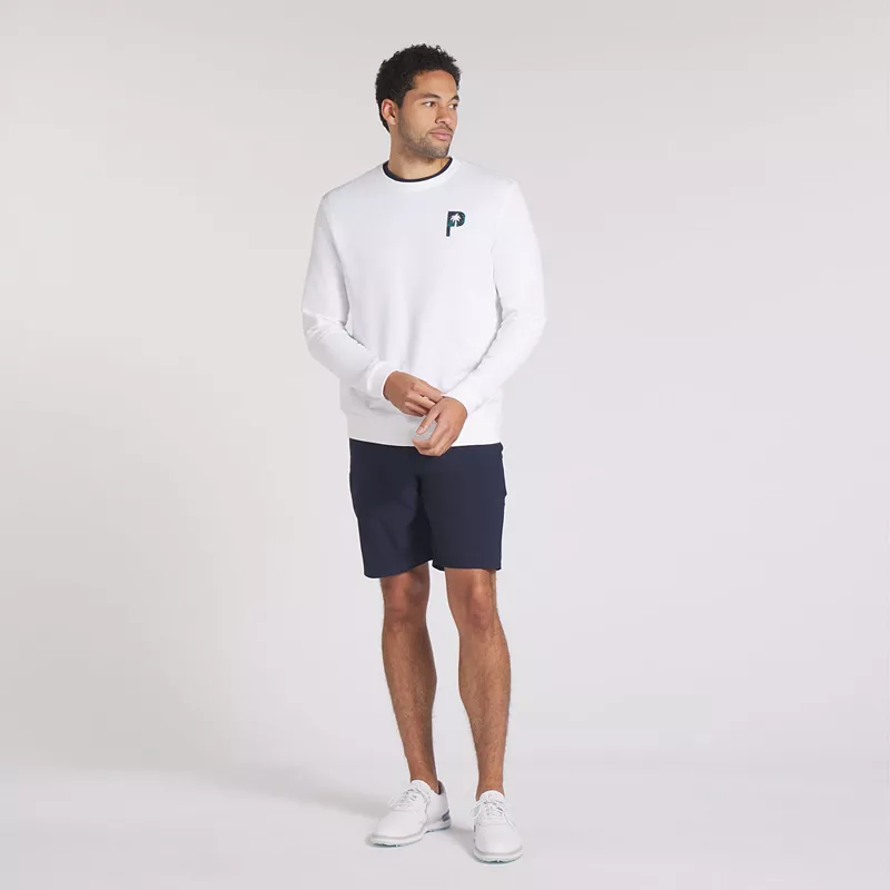 

Мужская футболка для гольфа с длинным рукавом и рисунком PUMA X PTC Glitch, цвет White Glow