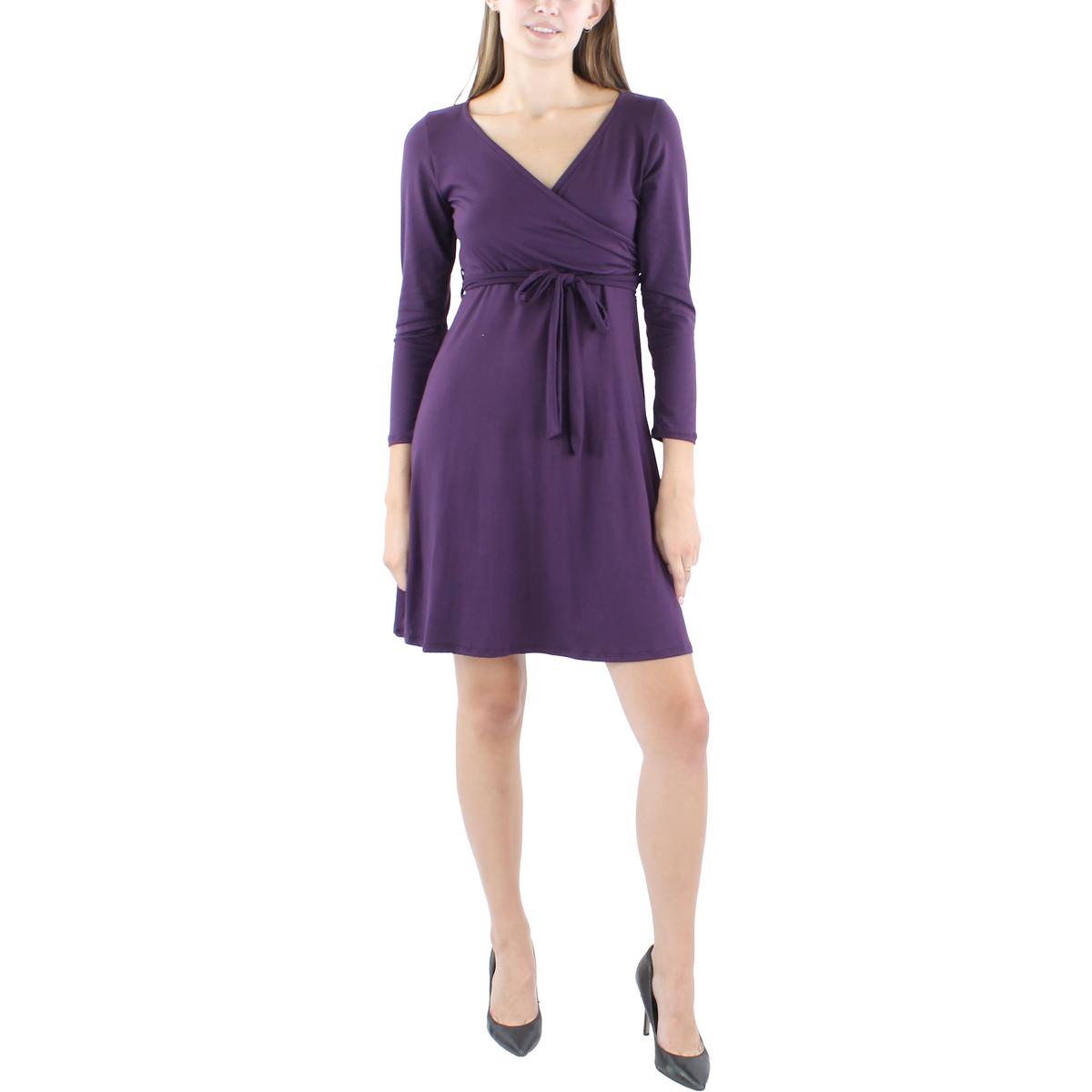 

Женское мини-платье из полиэстера 24seven Comfort Apparel, фиолетовый