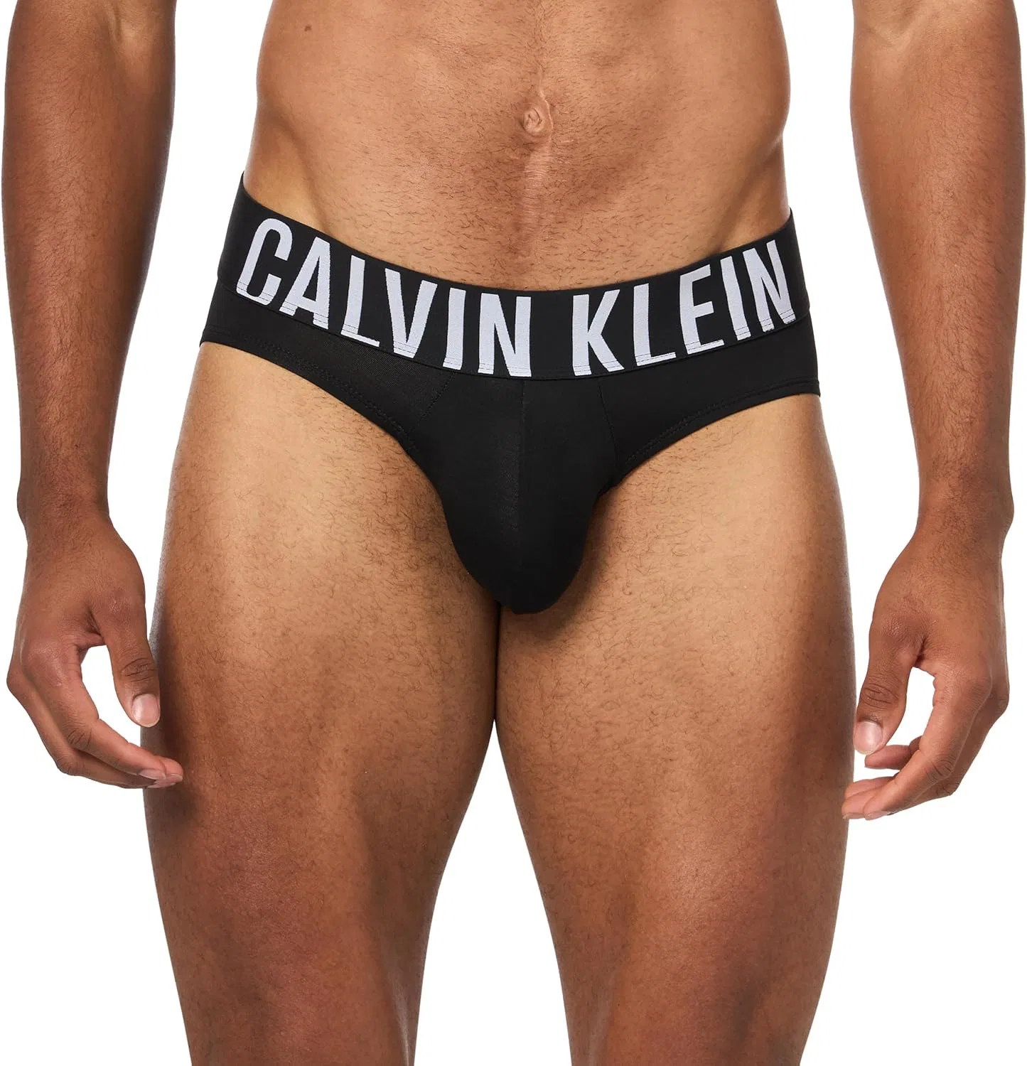 Комплект трусов-брифов Calvin Klein Intense Power Hip, 3 предмета, черно-белый/черно-розовый/черно-темно-зеленый — фото 2