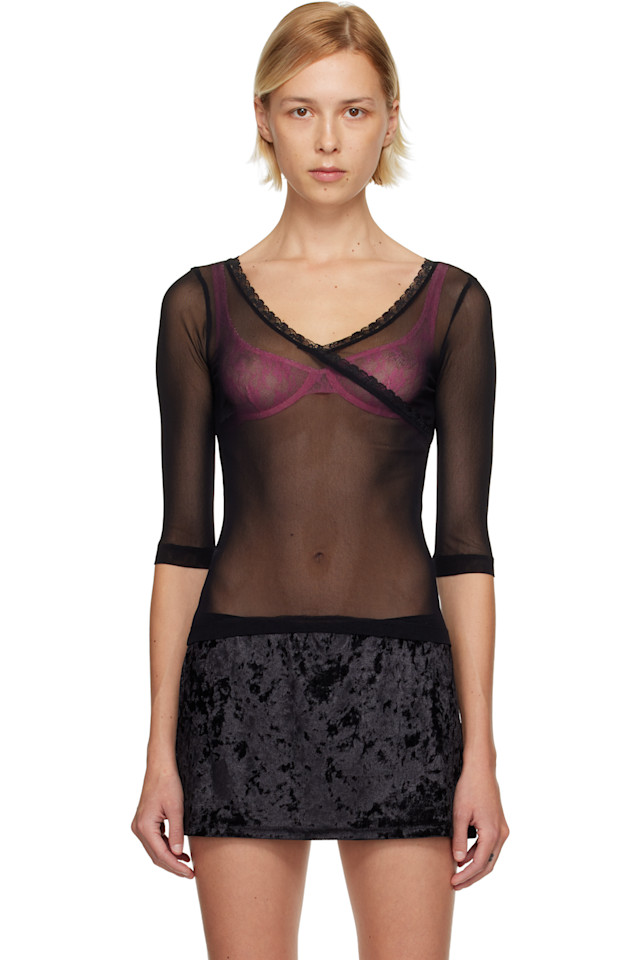 

Футболка с моховой обмоткой Fruity Booty, черный