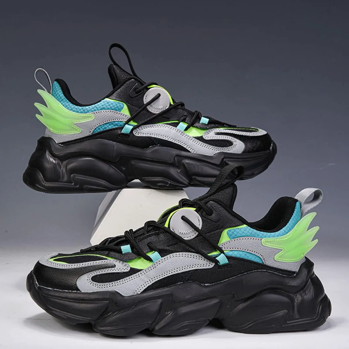 

Мужские беговые кроссовки GSIGUL для тренировок, спортивная обувь для ходьбы с амортизацией, мужские кроссовки для тенниса и повседневной носки, черный