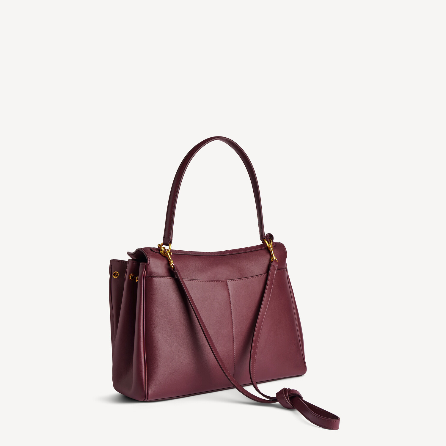 BALENCIAGA Женская сумка Rodeo среднего размера, бордовая — фото 3