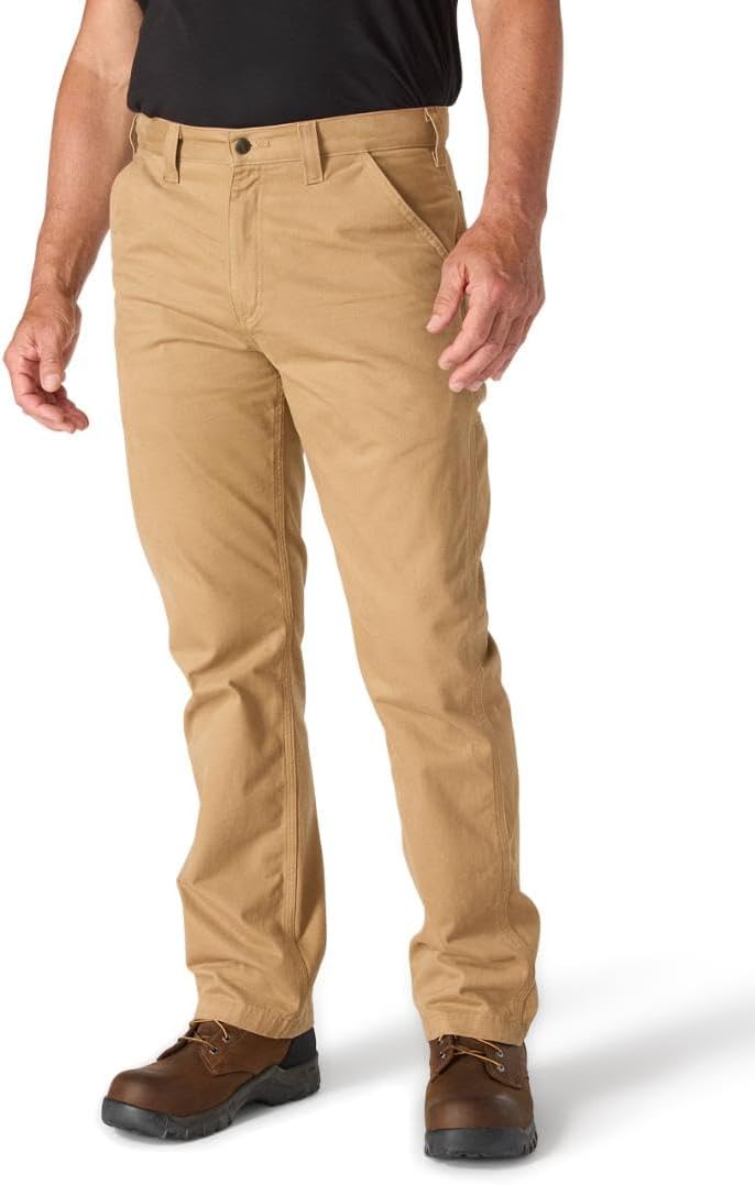

Carhartt мужские свободные прямые брюки из твила, Dark Khaki