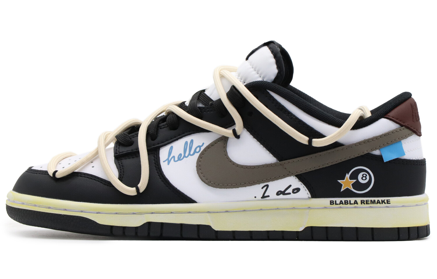 

Кроссовки Nike Dunk Skateboard Shoes Men Low-Top Black Brown