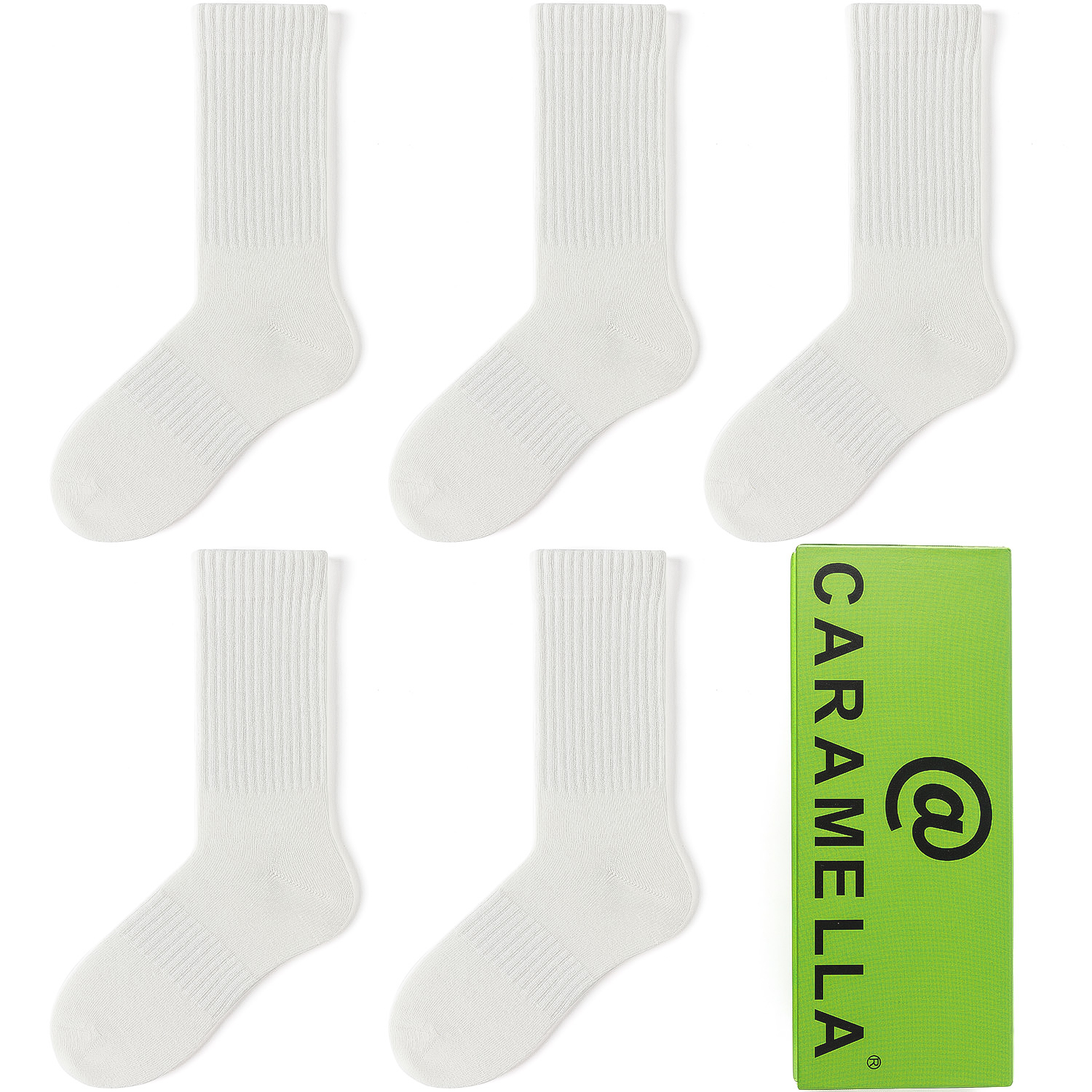

Гольфы унисекс, 5 пар Caramella, Upgraded 5 Pack (Black *5)