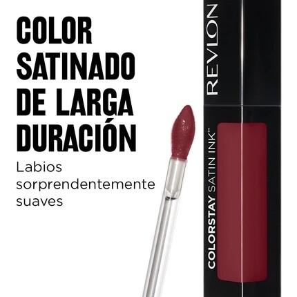 Revlon ColorStay Satin Ink Liquid Lipstick Longwear Rich Lip Color 005 Silky Sienna 0,17 жидких унций — фото 2