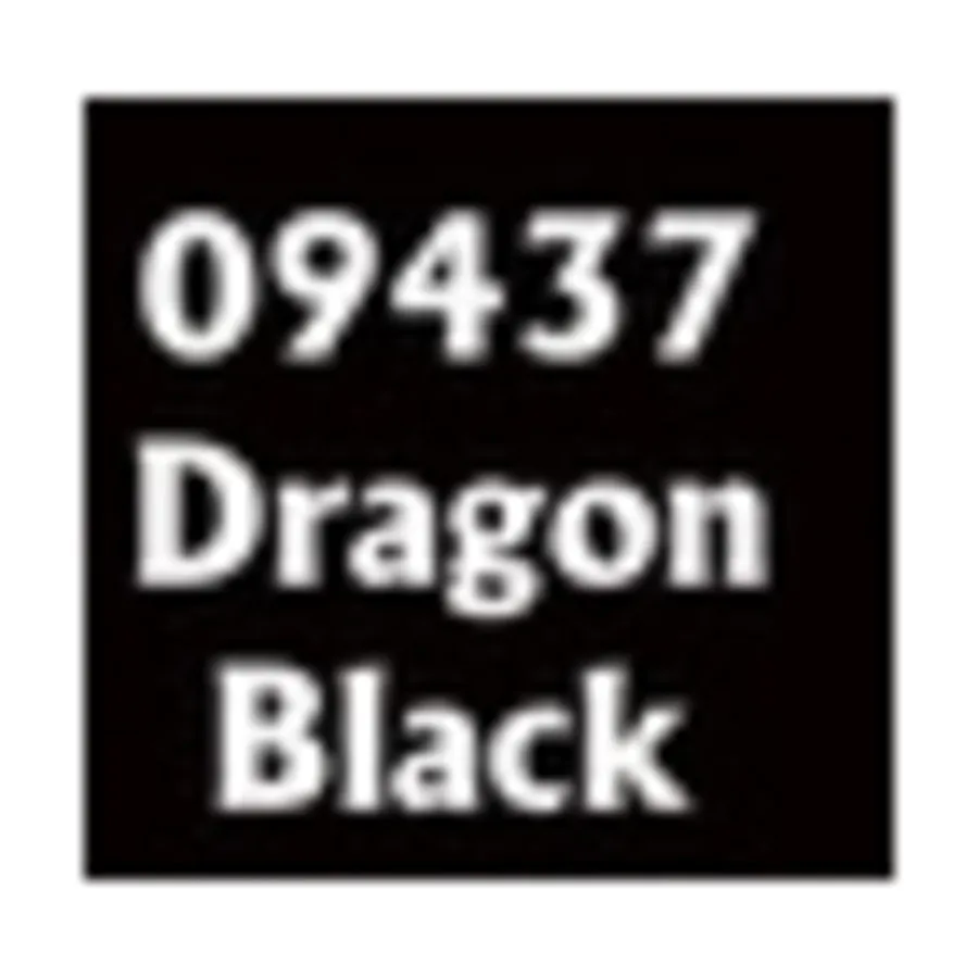 

Дракон Черный, Master Series Paints - High Density Pigment - Blacks & Greys