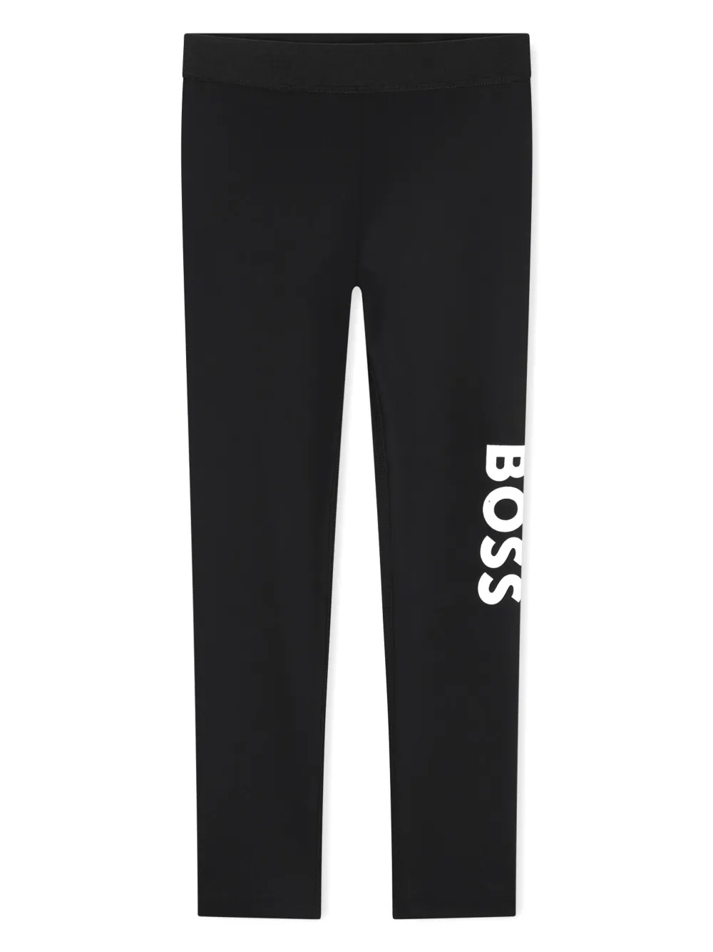 

Леггинсы из джерси с логотипом BOSS Kidswear, черный